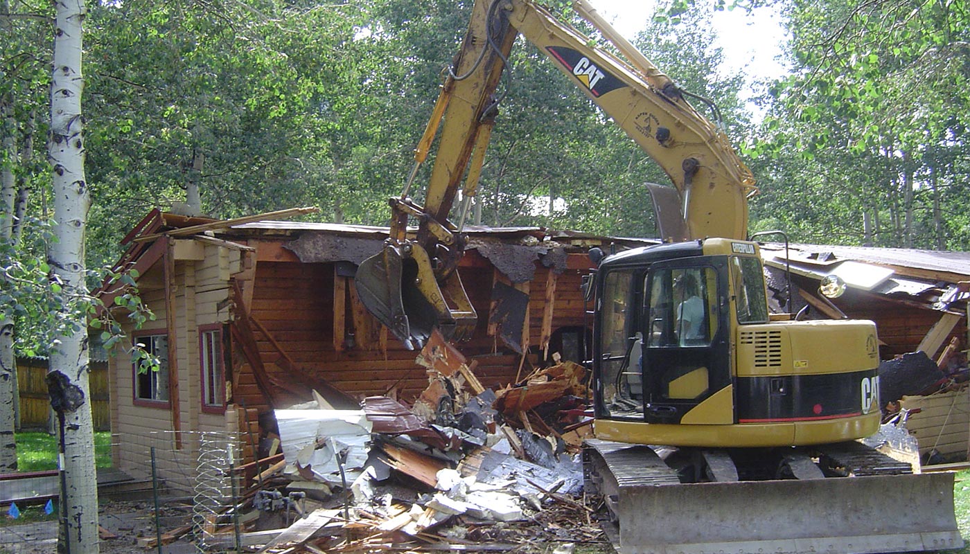 Demolition in Aspen, CO, Aspen Digger-1400x800